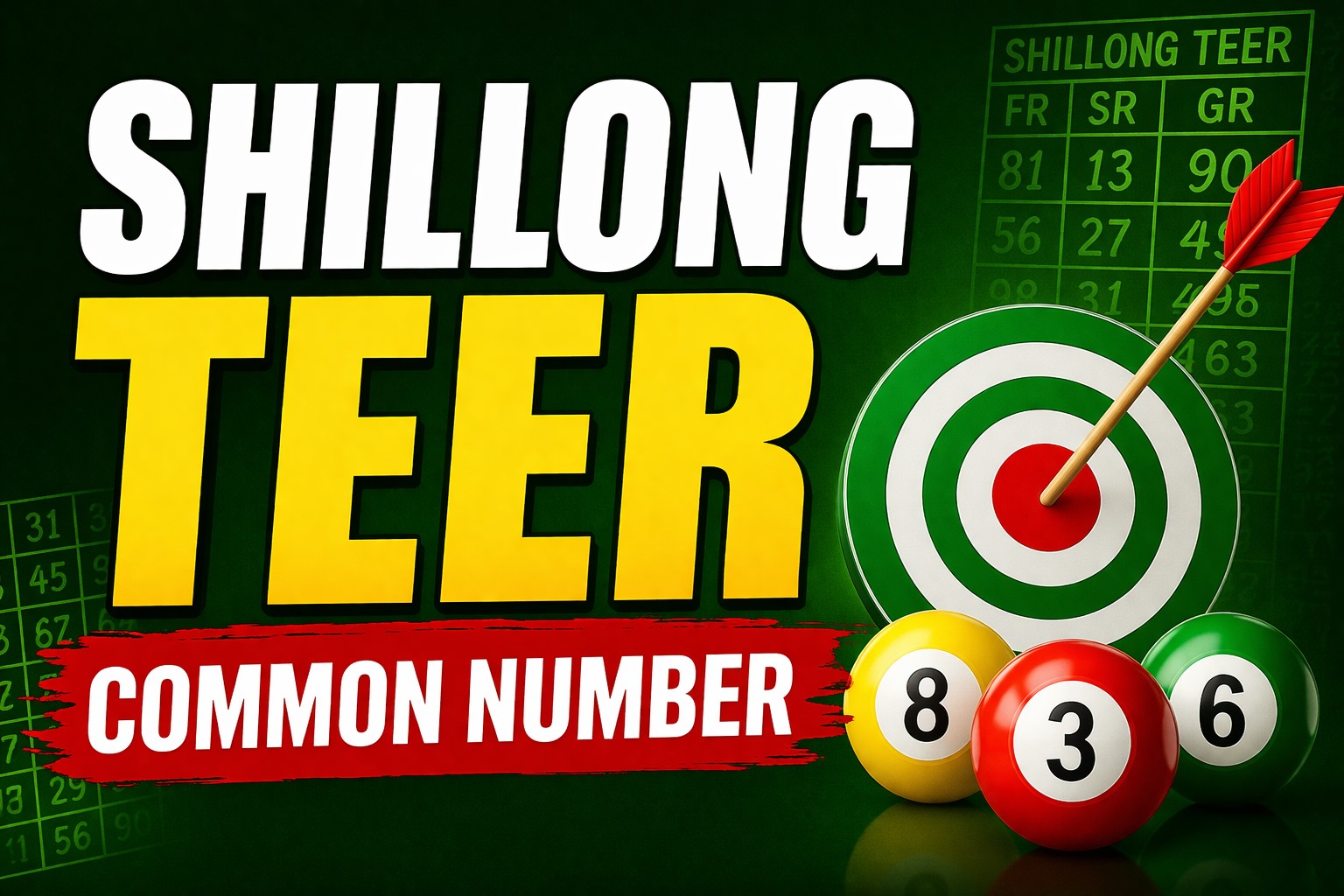 Shillong Teer Common Number Strategy and Result Calculation